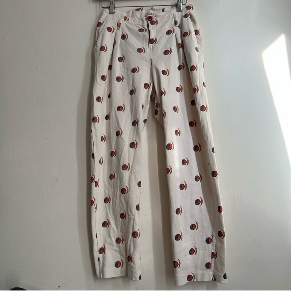 THE ANIMALS OBSERVATORY
WHITE FRUIT PRINT BEAVER PANTS size 10 - Picture 10 of 10